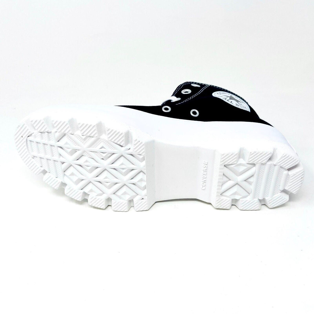 Converse Chuck Taylor All Star Lugged High Black White Platform Womens Sneakers
