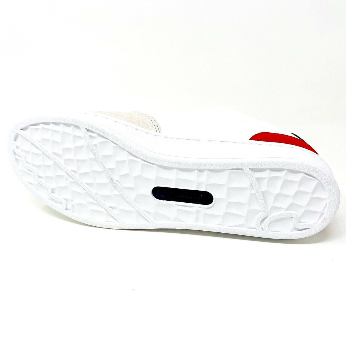 Lacoste Master Cup 120 2 SUJ Leather White Navy Red Kids Casual Sneakers