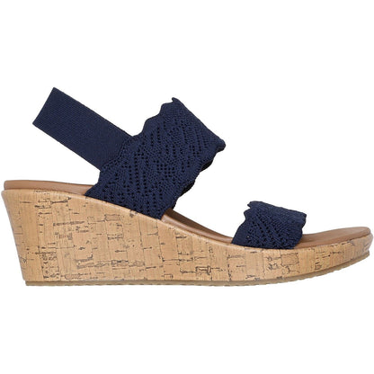 Women's Wide Fit Skechers 119591 Everlee Timeless Touch Sandals