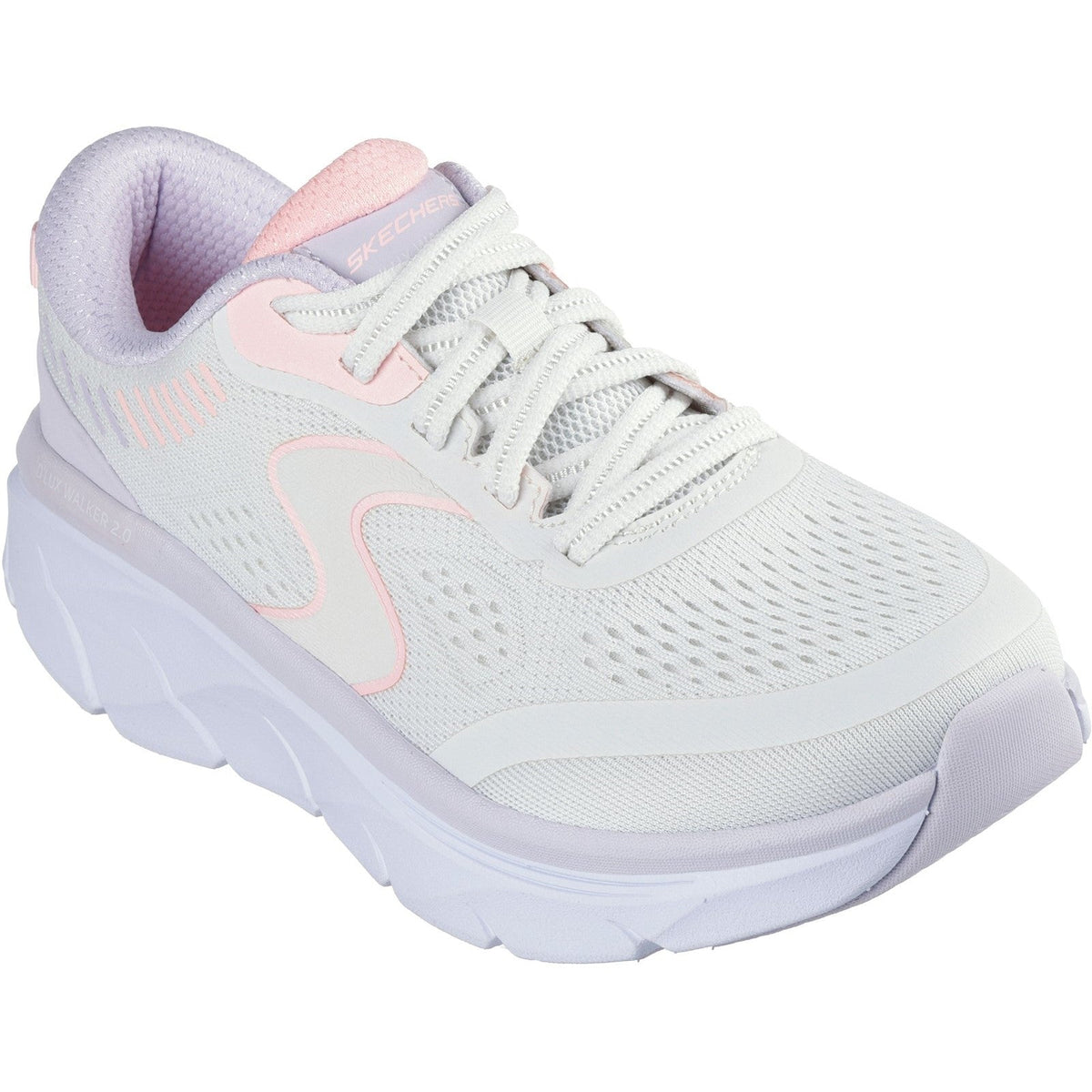 Women's Wide Fit Skechers 150007 D'lux Walker 2.0 Active Pace Trainers