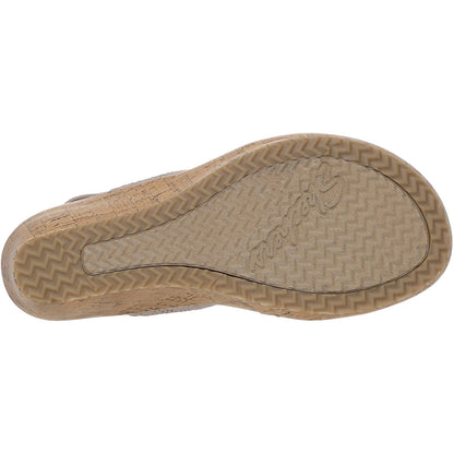 Women's Wide Fit Skechers 119591 Everlee Timeless Touch Sandals
