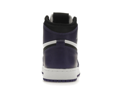 Air Jordan Retro 1 High "Court Purple" White (GS)